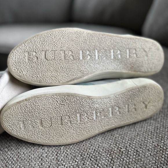 Burberry Suede Women’s High-Top Sneakers 11US/41UK - Picture 7 of 8